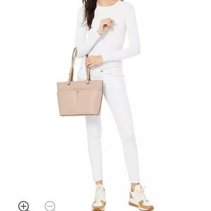 Michael Kors Bedford tote leather study pink NWT